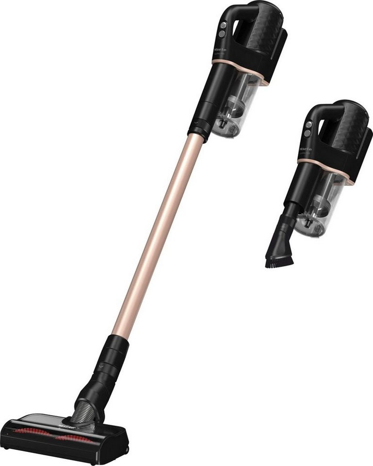 Miele Akku-Handstaubsauger Miele Duoflex HX1 TotalCare, 2in1-Funktion, 210 W, beutellos, mit Elektrobürste MultiFloor und CarCare Set, Obsidianschwarz Roségold von Miele