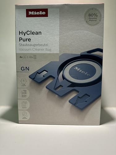 Miele Original Zubehör - HyClean Pure GN Staubsaugerbeutel Set, 4 Beutel + 2 Filter, von Miele