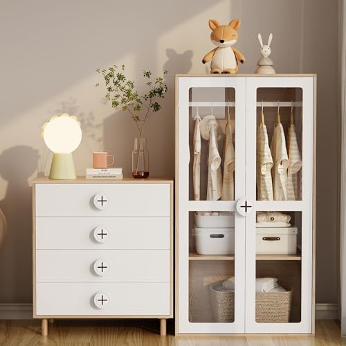 Mielvu Kombinationskleiderschrank, Kommode,Schlafzimmermöbelset, Nachtschränkchen-Kombination,Umweltfreundliche Lackierte Platten + Spanplatte, Weiß Mielvu Kombinationskleiderschrank, Kommode,Schlafzimmermöbelset, Nachtschränkchen-Kombination,Umweltfreundliche Lackierte Platten + Spanplatte, Weiß von Mielvu