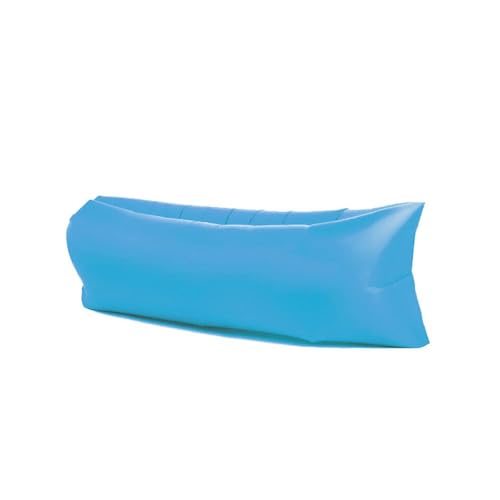 Mifeiwukawa Aufblasbare Liege, Luftsofa, tragbar, wasserdicht, auslaufsicherer Strandstuhl, aufblasbarer Couchstuhl für Outdoor-Camping, Reisen, Wandern, Pool, Strandpartys (Schwarzgrün, 200 x 70 cm) von Mifeiwukawa