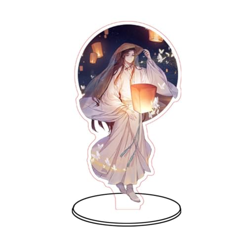 Mifeiwukawa Tian Guan Ci Fu Figur Acryl Anime Acryl Ständer Figur doppelseitig transparent Schreibtisch Dekor Kollektion (Typ 2) von Mifeiwukawa