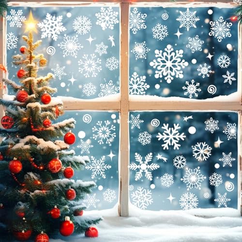 10PCS Fensterbilder Weihnachten Selbstklebend Schneeflocken, Schneeflocken Fenster Deko Weiß PVC Weihnachtsdeko Fensterdeko Weihnachten Winter Weihnachtsfensterbilder Christmas Decorations 10PCS Fensterbilder Weihnachten Selbstklebend Schneeflocken, Schneeflocken Fenster Deko Weiß PVC Weihnachtsdeko Fensterdeko Weihnachten Winter Weihnachtsfensterbilder Christmas Decorations von Mifferer