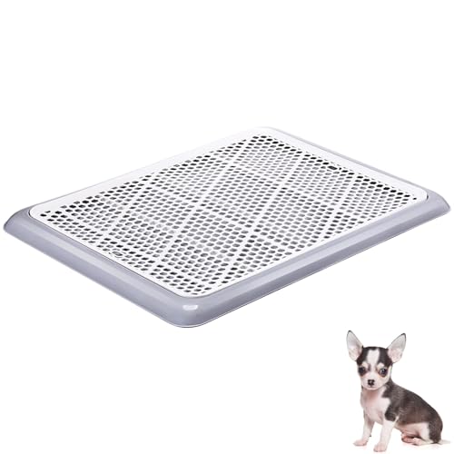 Mifoci Hundetrainingspad-Halter mit Netz-Tablett, rutschfest, auslaufsicher, für kleine, mittelgroße und große Hunde, leicht zu reinigen, Badezimmer im Innenbereich (50 x 36 cm) von Mifoci