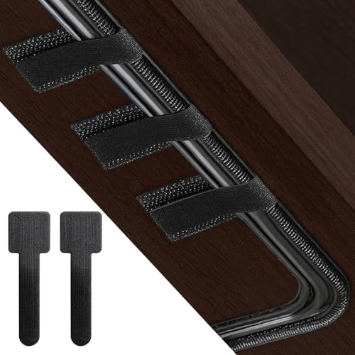 50 Stück Kabelmanagement, Selbstklebend Klettband, Verstellbarer Langer Kabelbinder, Wiederverwendbarer Kabelclip-Versteck, Kabelbinder aus Nylon, für Schreibtisch, Nachttisch, Ladekabeln 50 Stück Kabelmanagement, Selbstklebend Klettband, Verstellbarer Langer Kabelbinder, Wiederverwendbarer Kabelclip-Versteck, Kabelbinder aus Nylon, für Schreibtisch, Nachttisch, Ladekabeln von MigWoo