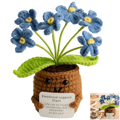 MigWoo Gehäkelte Blumen, Handgehäkelte Blumen, Einzigartige Häkelblumen für Zuhause & Deko, Stilvolle Handmade-Blumenstrauße, Wohnaccessoire von MigWoo