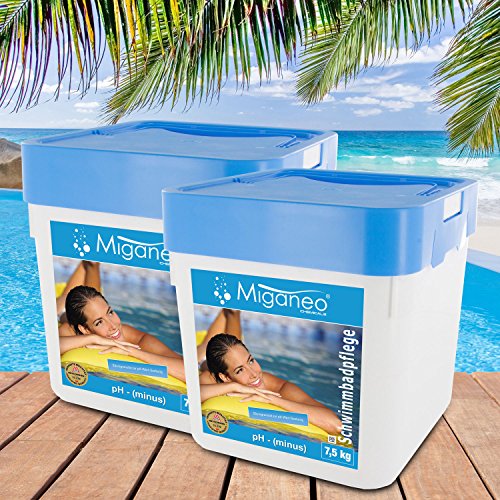 Miganeo PH-Minus/PH-Senker Granulat 15 kg - Schnelllöslich | Effektiv | Regulierend von Miganeo