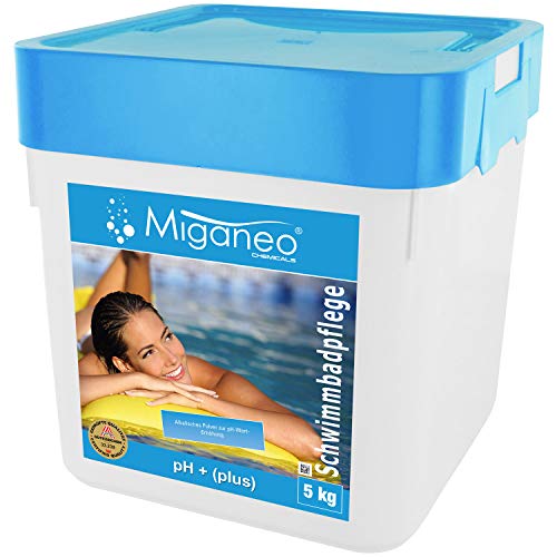 Miganeo PH-Plus/PH-Heber Granulat 5 kg - Schnelllöslich | Effektiv | Stabilisierend von Miganeo