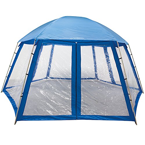 Miganeo Premium-Pavillion 500x433x250 cm zb. für Pool Zelt Metall Partyzelt Gartenpavillion PP93004 von Miganeo