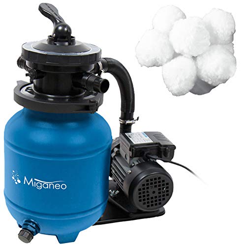 Miganeo Sandfilteranlage Dynamic 6500 blau inkl. Filterballs 403853 von Miganeo