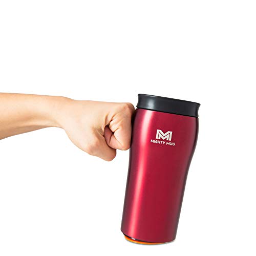 Mighty Mug The Untippable Mug | Greift wenn er getroffen wird, hebt sich für Schlucke an | Isolierter Edelstahlbecher | Becherhalter geeignet | Geschenke für Damen und Herren | auslaufsicher | 4 von Mighty Mug