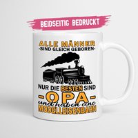 Modelleisenbahn Opa Tasse | Alle Männer Sind Gleich Modellbau Eisenbahn Geschenk von MightyBrainPresents