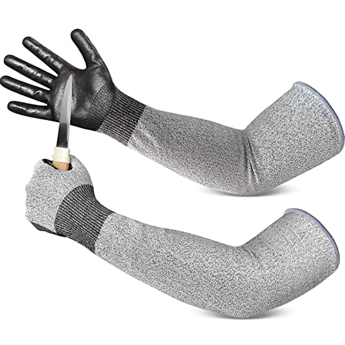 Migliore Wear Lange Gartenhandschuhe, Schnittfeste Gartenhandschuhe mit Nitrilbeschichteten Handflächen, Extra lange & Atmungsaktive Gartenarbeitshandschuhe für Männer und Frauen Migliore Wear Lange Gartenhandschuhe, Schnittfeste Gartenhandschuhe mit Nitrilbeschichteten Handflächen, Extra lange & Atmungsaktive Gartenarbeitshandschuhe für Männer und Frauen von Migliore Wear