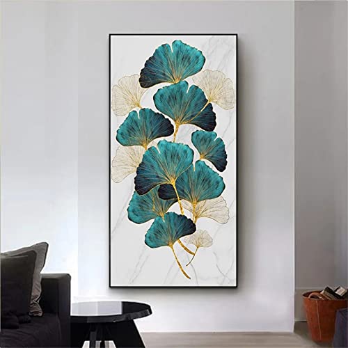 5D Diamant Painting Bilder Groß,DIY Diamond Painting Ginkgo Biloba Landschaft,Diamond Painting Set Full für Kinder und Erwachsene, Diamant Malerei für Home Wanddekoration Kunsthandwerk 50x150cm von Mihaoe