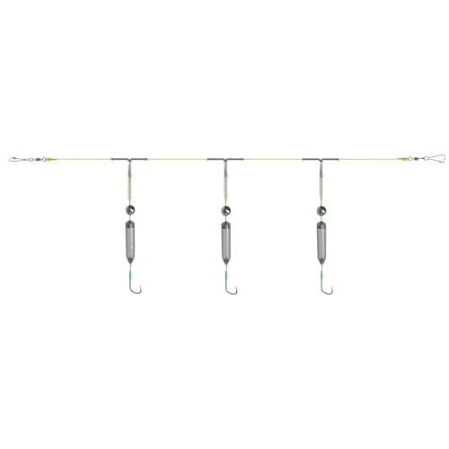 Mihauuke Angelvorfächer,3 Haken Strömungsfester Grundfisch Köderhalter - Schwimmende Anti-Drift Haken Köder für Karpfen Barsch Wels Forelle Sport Outdoor Angeln Mihauuke Angelvorfächer,3 Haken Strömungsfester Grundfisch Köderhalter - Schwimmende Anti-Drift Haken Köder für Karpfen Barsch Wels Forelle Sport Outdoor Angeln von Mihauuke