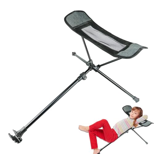 Mihauuke Camping Fußhocker, Beinauflage für Draußen, Ergonomische Klappbare Fußbank für Picknick, Jagd, Angeln, Rasen, Pool, von Mihauuke