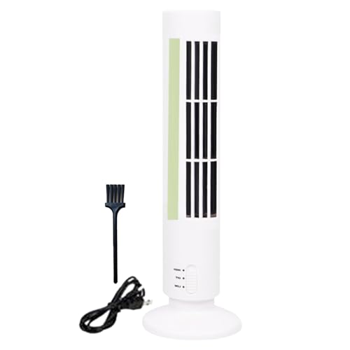 Mihauuke Elektrischer Turmventilator,Stehender blattloser Ventilator,Leiser Säulenventilator mit 3 Geschwindigkeitsstufen,Geräuscharmer Betrieb von Mihauuke