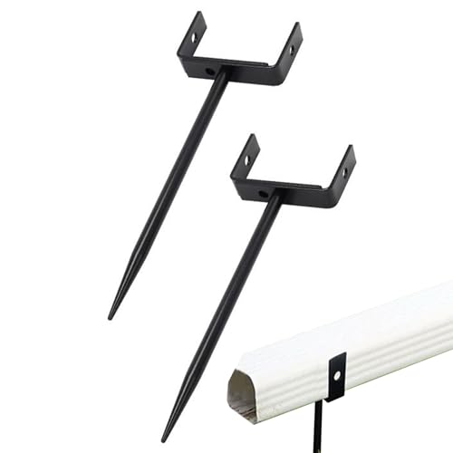 Mihauuke Fallrohrhalter | 2 Stück Regenrinne Fallrohr Halterung - Verstellbare Abflussrohr Stützhalterung Für Hausdach Vordach Boden Außenbereich Mihauuke Fallrohrhalter | 2 Stück Regenrinne Fallrohr Halterung - Verstellbare Abflussrohr Stützhalterung Für Hausdach Vordach Boden Außenbereich von Mihauuke