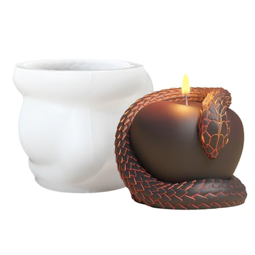 Mihauuke Halloween Kerzenformen | Silikon Duftkerzen Form | Gruselige Bastelschablone Einfache Entformung Für Epoxidharz Gips Deko Seifenherstellung Kunstprojekte von Mihauuke