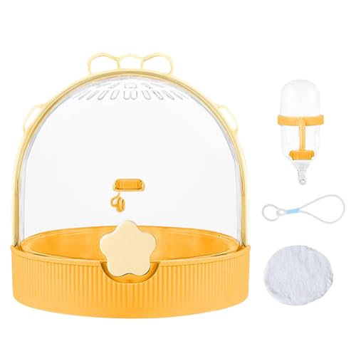 Mihauuke Hamster Transportbox,Zwerghamster Käfig Igel Transportbox | Tragbare Tragebox Mit Wasserflasche Für Mäuse Rennmäuse Vögel Frettchen Chinchilla Und Haustiere - Vogel Kaninchen Chinchilla Igel Mihauuke Hamster Transportbox,Zwerghamster Käfig Igel Transportbox | Tragbare Tragebox Mit Wasserflasche Für Mäuse Rennmäuse Vögel Frettchen Chinchilla Und Haustiere - Vogel Kaninchen Chinchilla Igel von Mihauuke