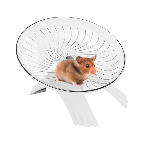 Mihauuke Hamsterrad | Leises Hamsterrad - Käfigzubehör Fliegende Untertasse Laufspinner Für Mäuse Igel Hamster Und Andere Kleine Tiere Mihauuke Hamsterrad | Leises Hamsterrad - Käfigzubehör Fliegende Untertasse Laufspinner Für Mäuse Igel Hamster Und Andere Kleine Tiere von Mihauuke