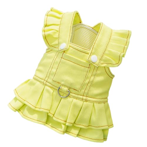 Mihauuke Hundekleid Für Kleine Hunde | Atmungsaktive Kleidung Für Hunde - Niedliche Atmungsaktive Outfits Zum Spazieren Reisen Western Overall von Mihauuke