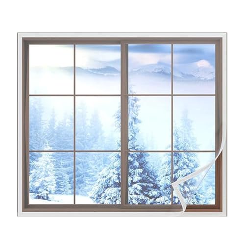 Mihauuke Isolierfolie, Wärmeschutz Klarsichtfolie, Winterdämmung Für In Wohnwagen Wohnung Garage Badezimmer Wintergarten Zuhause von Mihauuke