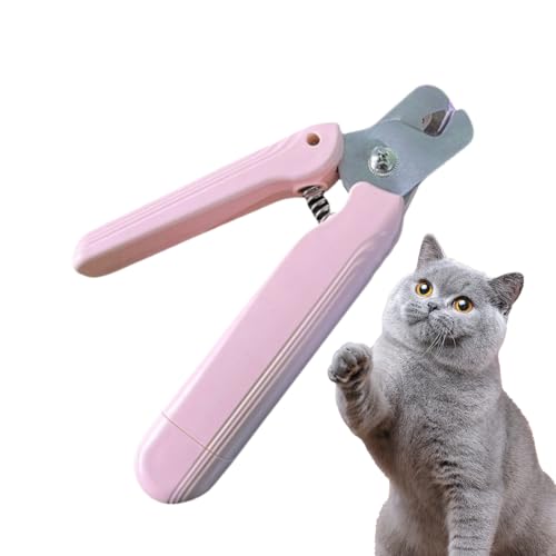 Mihauuke Katzen Krallenschneider,Nagelknipser Mit Beleuchtung - Ergonomischer Leiser Elektrischer Krallenschleifer 2in1 Effizientes Pflege Werkzeug Für Welpen Und Katzenbabys von Mihauuke