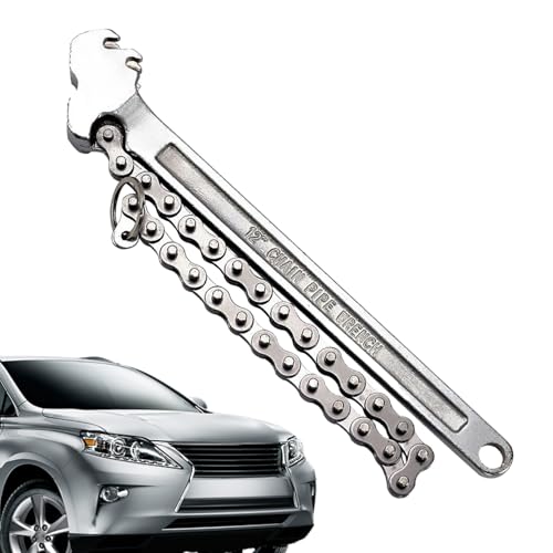 Mihauuke Kettenölschlüssel - 40 cm Kettenzange für Rohrarmaturen - Verstellbarer Abnehmer Für Kfz Reparatur Heimwerker Landwirtschaft Mihauuke Kettenölschlüssel - 40 cm Kettenzange für Rohrarmaturen - Verstellbarer Abnehmer Für Kfz Reparatur Heimwerker Landwirtschaft von Mihauuke