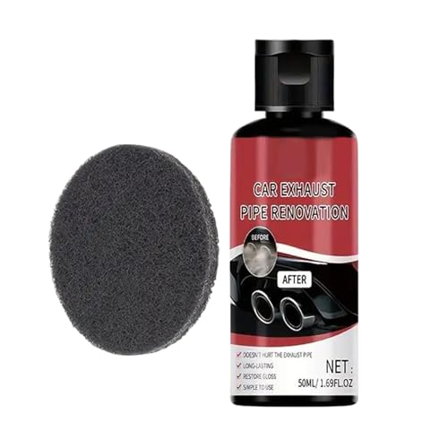 Mihauuke Rostentferner Für Metall | 50ml Eisenpartikel Reiniger,Oxidations Rostflecken Entferner Paste Für Auspuffrohr Motorrad Stoßstange SUV Felge Bremse Auto LKW Mihauuke Rostentferner Für Metall | 50ml Eisenpartikel Reiniger,Oxidations Rostflecken Entferner Paste Für Auspuffrohr Motorrad Stoßstange SUV Felge Bremse Auto LKW von Mihauuke