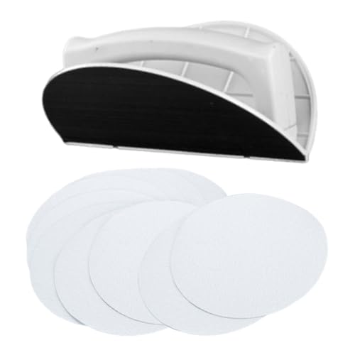 Mihauuke Schleifpapier Werkzeug Set | Halbkreisförmiges Winkelschleifpapier Werkzeug - Abgerundetes Winkelschleifgerät Set Für Holz Möbel Metall Handwerk Oberflächenbearbeitung von Mihauuke