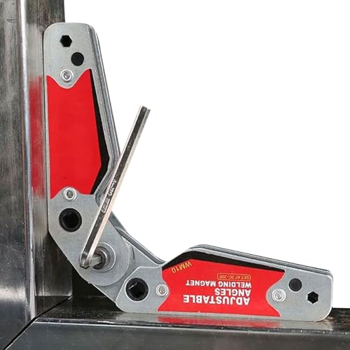 Mihauuke Schweißmagnete & Klemmen | Lötpositionierwerkzeug 20°-200° Einstellbar | Robuste Umschaltbare Magnete Für Werkstatt Auto Werft Bau Garage Landwirtschaft Rohr Dachmontage von Mihauuke