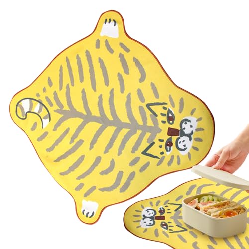 Mihauuke Selbstklebende Stofftaschen | Stilvoller Reiseorganizer | Waschbar Wiederverwendbare Sporttasche Tiger Design Für Tablets Brotdosen Reise Zuhause von Mihauuke