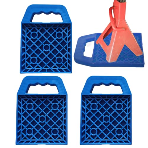 Mihauuke Stützplatten,Absenkplatten 4er-Set Mit Rutschfestem Design | Tragbare Mehrwinklige Unterlage Für Campingurlaub Pool Wohnwagen Reisemobile von Mihauuke