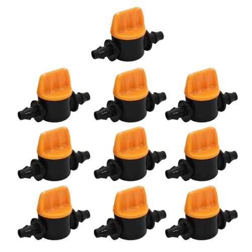 Mihauuke Tropfbewässerungszubehör | 10 Stück Tropfbewässerungs Absperrventile - Verschließbare Ventile Gegen Tropfverlust Für Rohrsystem Innen Und Außen Im Haus Garten Gewächshaus Mihauuke Tropfbewässerungszubehör | 10 Stück Tropfbewässerungs Absperrventile - Verschließbare Ventile Gegen Tropfverlust Für Rohrsystem Innen Und Außen Im Haus Garten Gewächshaus von Mihauuke