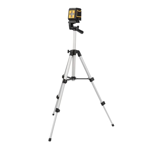 Mihauuke Verstellbare Kreuzlinien Wasserwaage | Höhenverstellbares Kreuzlinien Wasserwaage Stativ,Ausrichtungswerkzeug für Möbel Fenster Wandmontage Boden Garten Außenbereich von Mihauuke