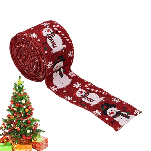 Mihauuke Weihnachtsband Für Bastelarbeiten,Band Für Schleifen - 5M Dekoratives Band Für Girlanden Geschenkballons Haarschmuck Festdekoration Mihauuke Weihnachtsband Für Bastelarbeiten,Band Für Schleifen - 5M Dekoratives Band Für Girlanden Geschenkballons Haarschmuck Festdekoration von Mihauuke