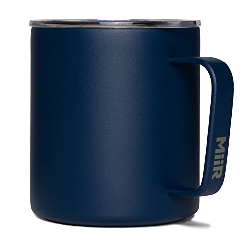 MiiR Campingbecher, doppelwandig, vakuumisoliert, Edelstahl mit spritzwassergeschütztem Schiebedeckel, 340 ml MiiR Campingbecher, doppelwandig, vakuumisoliert, Edelstahl mit spritzwassergeschütztem Schiebedeckel, 340 ml von MiiR