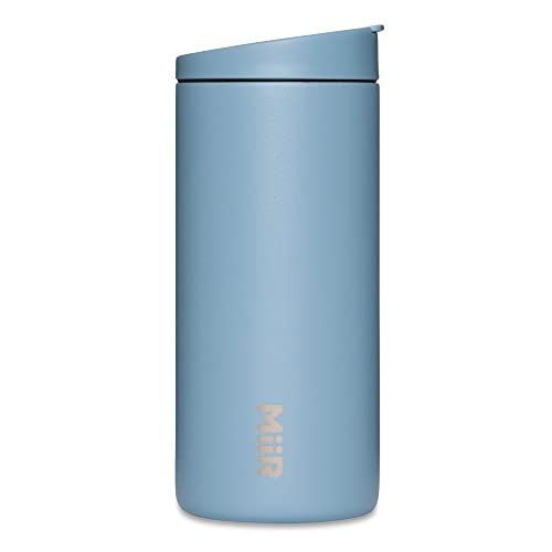 MiiR Flip Traveler Doppelwandig vakuumisoliert mit auslaufsicherem Klappdeckel, BPA-freie Edelstahl-Konstruktion, isolierter Becher für heiße oder kalte Getränke, 340 ml MiiR Flip Traveler Doppelwandig vakuumisoliert mit auslaufsicherem Klappdeckel, BPA-freie Edelstahl-Konstruktion, isolierter Becher für heiße oder kalte Getränke, 340 ml von MiiR