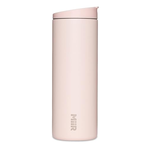 MiiR Flip Traveler Doppelwandig vakuumisoliert mit auslaufsicherem Klappdeckel, BPA-freie Edelstahl-Konstruktion, isolierter Becher für heiße oder kalte Getränke, 473 ml MiiR Flip Traveler Doppelwandig vakuumisoliert mit auslaufsicherem Klappdeckel, BPA-freie Edelstahl-Konstruktion, isolierter Becher für heiße oder kalte Getränke, 473 ml von MiiR