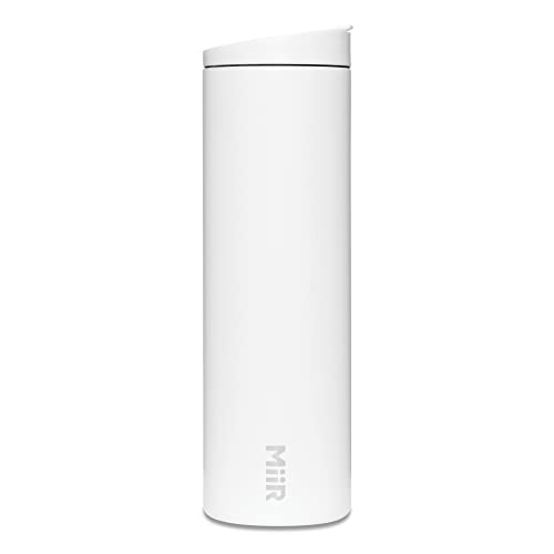MiiR Flip Traveler Doppelwandig vakuumisoliert mit auslaufsicherem Klappdeckel, BPA-freie Edelstahl-Konstruktion, isolierter Becher für heiße oder kalte Getränke, 590 ml MiiR Flip Traveler Doppelwandig vakuumisoliert mit auslaufsicherem Klappdeckel, BPA-freie Edelstahl-Konstruktion, isolierter Becher für heiße oder kalte Getränke, 590 ml von MiiR