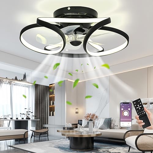 MiiR Moderner Deckenventilator Mit Beleuchtung Und Fernbedienung Led 45W Blattlose Lampe Mit Ventilator Dimmbar 6 Geschwindigkeiten Deckenleuchte Mit Ventilator Für Schlafzimmer Wohnzimmer Weiß, 44cm MiiR Moderner Deckenventilator Mit Beleuchtung Und Fernbedienung Led 45W Blattlose Lampe Mit Ventilator Dimmbar 6 Geschwindigkeiten Deckenleuchte Mit Ventilator Für Schlafzimmer Wohnzimmer Weiß, 44cm von MiiR