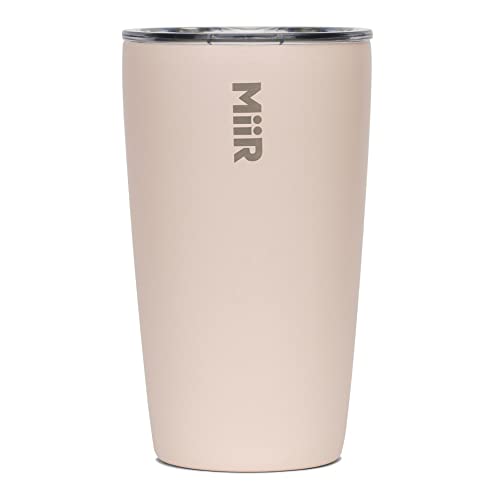 MiiR Trinkbecher, 340 ml, isolierter Edelstahl mit Druckverschluss, spritzwassergeschütztes Design, hält heiße und kalte Getränke, stilvoller und funktionaler Getränkehalter kompatibel von MiiR