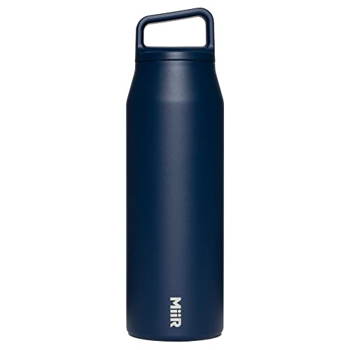 MiiR Wasserflasche mit breiter Öffnung: Isolierte Wasserflasche aus Edelstahl mit doppelwandiger Vakuumisolierung, auslaufsicheres Design, hält Getränke heiß oder kalt MiiR Wasserflasche mit breiter Öffnung: Isolierte Wasserflasche aus Edelstahl mit doppelwandiger Vakuumisolierung, auslaufsicheres Design, hält Getränke heiß oder kalt von MiiR