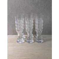 6 Ingrid Glas Sektgläser Mit Punkten Vintage 6 Ingrid Glas Sektgläser Mit Punkten Vintage von MiieaVintage