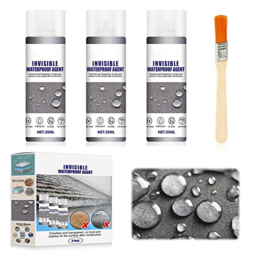 Dichtmasse Wasserdicht, Isolierdichtmittel Wasserdicht Transparent Dichtmitte, Reparatur Von Leckagen Für Dach Und Außenwand (3 * 30ml) von Miioto