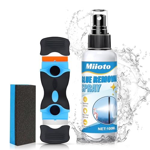 Miioto Kleberentferner, Ettikettenlöserspray, Adhesive Remover, Etiketten Entferner, Entfernt Schnell Hartnäckige Klebereste, Etiketten kleber Entfernen 100 ML Miioto Kleberentferner, Ettikettenlöserspray, Adhesive Remover, Etiketten Entferner, Entfernt Schnell Hartnäckige Klebereste, Etiketten kleber Entfernen 100 ML von Miioto