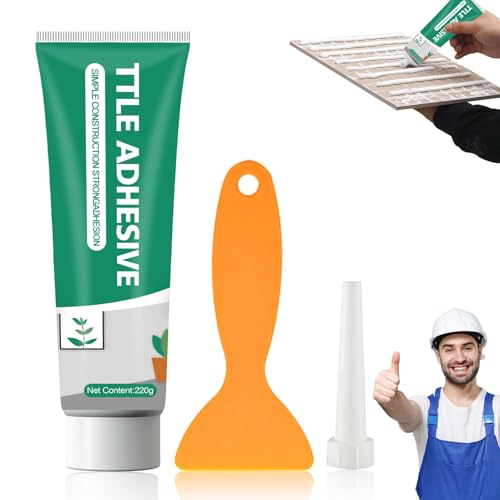 Miioto Fliesenkleber Stark, Fliesenkleber Außen Frostsicher, Gebrauchsfertiger Fliesenkleber, Fliesenkleber Bad, Kieskleber Aussen, Fliesenkleber für Wand- Und Bodenspachtelung Innen und Außen, 220g Miioto Fliesenkleber Stark, Fliesenkleber Außen Frostsicher, Gebrauchsfertiger Fliesenkleber, Fliesenkleber Bad, Kieskleber Aussen, Fliesenkleber für Wand- Und Bodenspachtelung Innen und Außen, 220g von Miioto
