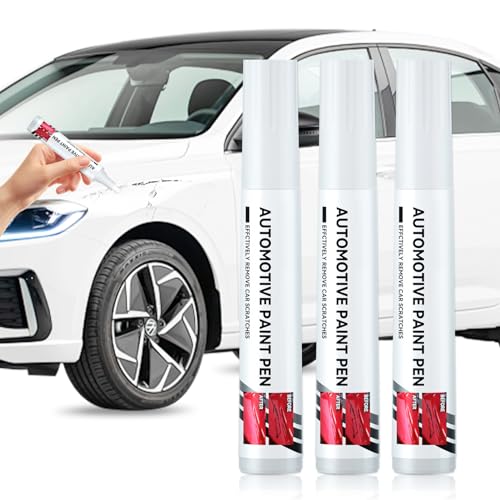 Miioto Lackstift Auto, Lackstift Weiß, 3 Stück Lackstifte für Auto Kratzer, Auto Kratzer Reparatur Stift, Auto Lack Reparatur, Auto Kratzerentferner für Ausbesserung Auto Kratzer Miioto Lackstift Auto, Lackstift Weiß, 3 Stück Lackstifte für Auto Kratzer, Auto Kratzer Reparatur Stift, Auto Lack Reparatur, Auto Kratzerentferner für Ausbesserung Auto Kratzer von Miioto