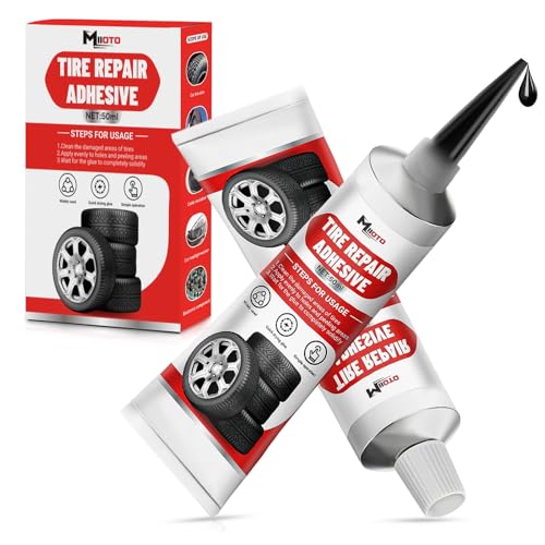 Miioto Reifenkleber Autoreifen, Gummi Kleber, Reifendichtmittel Auto, Autoreifen Reparaturset, Reifenkleber Fürauto/Motorrad/Fahrrad, Repariert Schnell Reifenrisse, Löcher und Abblättern -100ml Miioto Reifenkleber Autoreifen, Gummi Kleber, Reifendichtmittel Auto, Autoreifen Reparaturset, Reifenkleber Fürauto/Motorrad/Fahrrad, Repariert Schnell Reifenrisse, Löcher und Abblättern -100ml von Miioto