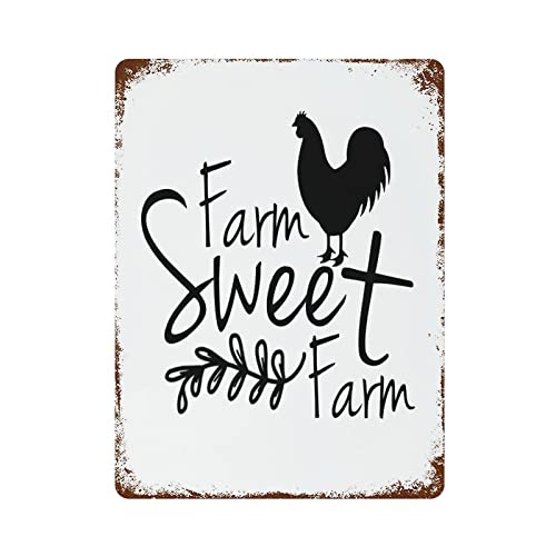 Metal Signs Farm Sweet Farm Blechschild Vintage Bar Dekor Hofschilder 40,6 x 30,5 cm Metal Signs Farm Sweet Farm Blechschild Vintage Bar Dekor Hofschilder 40,6 x 30,5 cm von Miisglory